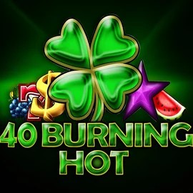40 Burning Hot logo by Amusnet Interactive at MoeMoe Casino40 Burning Hot