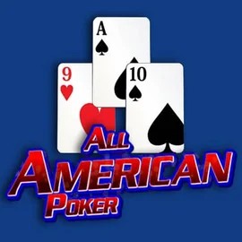 All American Poker slot visual from RTG (Reel Time Gaming) available on moemoe.eu.com