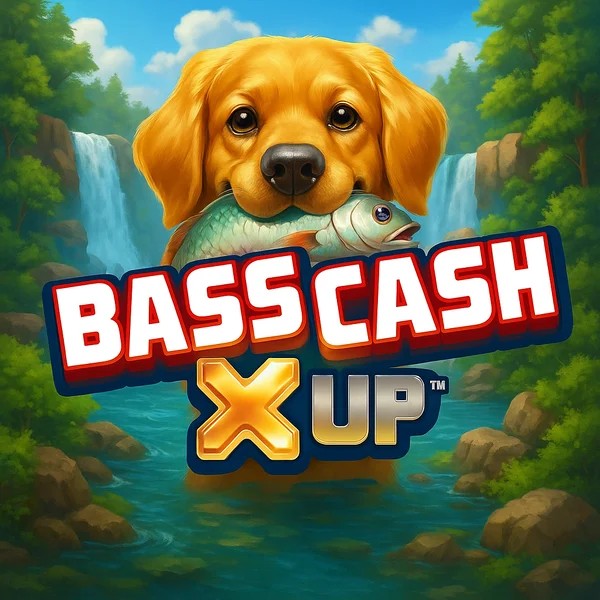 Bass Cash X UP logo by Alchemy Gaming at MoeMoe CasinoBass Cash X UP