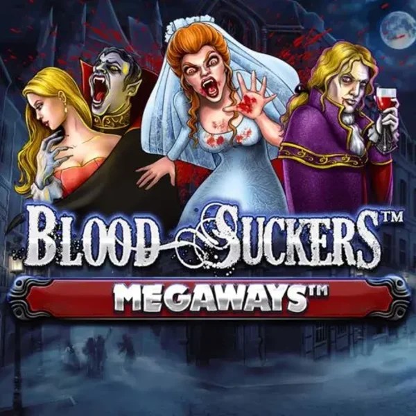 Blood Suckers Megaways slot logo by Red Tiger Gaming at MoeMoe Casino