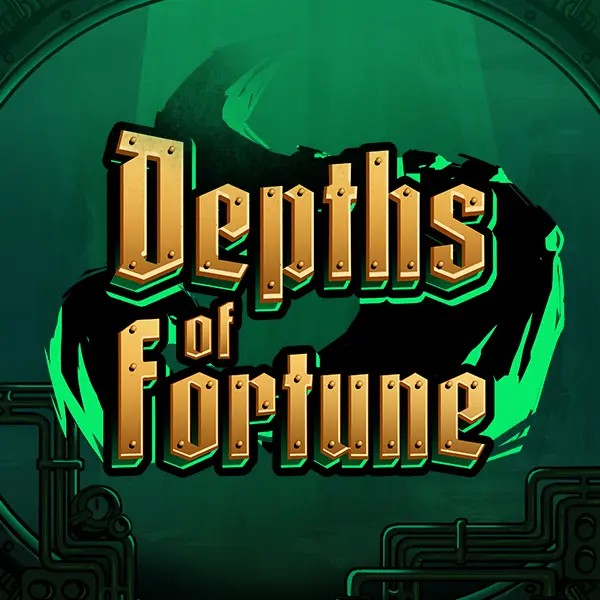 Official Slots logo: Depths of Fortune by AvatarUX Studios at MoeMoe Casino