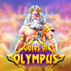 Gates of Olympus slot logo by Pragmatic Play at MoeMoe CasinoGates of Olympus