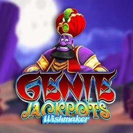 Genie Jackpots Wishmaker logo by Blueprint Gaming at MoeMoe CasinoGenie Jackpots Wishmaker
