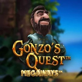 Gonzo's Quest Megaways slot logo by Red Tiger Gaming at MoeMoe CasinoGonzo's Quest Megaways