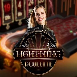 Lightning Roulette slot icon by Evolution, available at MoeMoe Casino
