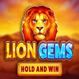 Lion Gems Hold and Win logo by Playson at MoeMoe CasinoLion Gems Hold and Win