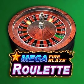 Mega Fire Blaze Roulette slot visual from Playtech available on moemoe.eu.com