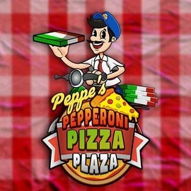 Peppe’s Pepperoni Pizza Plaza logo by Pragmatic Play MoeMoe Casino