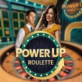 PowerUP Roulette logo by Pragmatic Play MoeMoe Casino